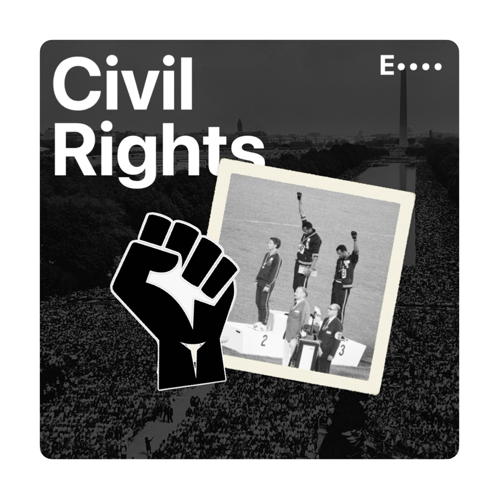 couverture de la playlist Civil Rights. cliquer pour agrandir.